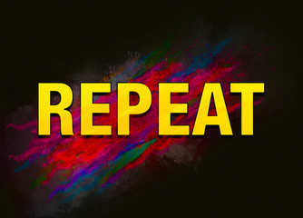 Repeat colorful paint abstract background
