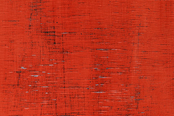 red venetian cement plaster wall background. Close up