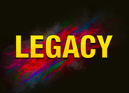 Legacy Colorful Paint Abstract Background