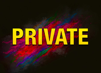 Private colorful paint abstract background