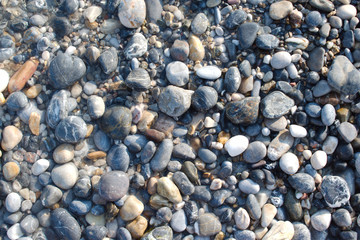 beach pebbles