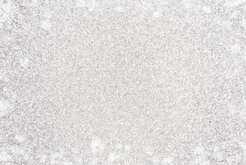 Simple Silver Glittle Background with a White Light Border