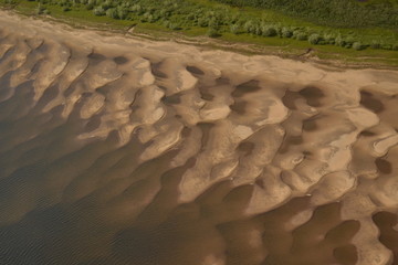 sand on river 