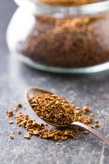 The instant coffee.