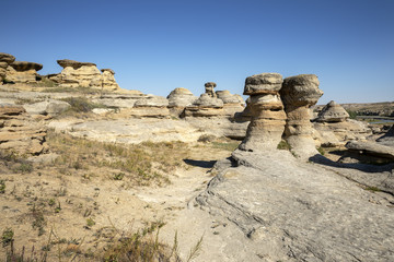 Writing on Stone Provincial Park Hoodoos