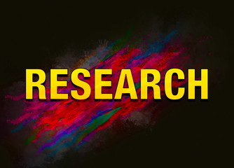 Research colorful paint abstract background