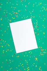 Christmas greetings letter mockup