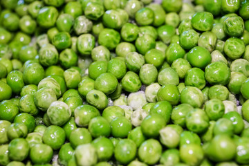 Green Peas background texture vegetable . close up
