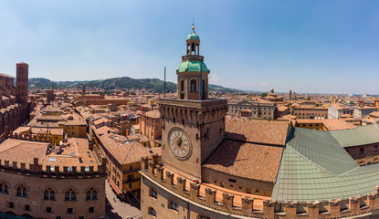 Fototapeta premium Aerial view of Bologna Italy