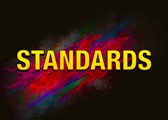 Standards colorful paint abstract background