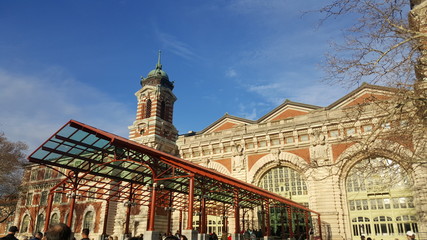 The Entrance to Ellis Island