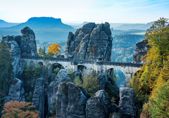 Basteibrücke in der Sächsischen Schweiz 

