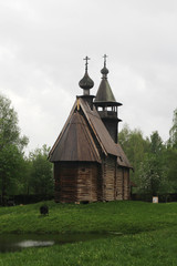 Fototapeta na wymiar Kostromskaya sloboda museum in Kostroma, Russia