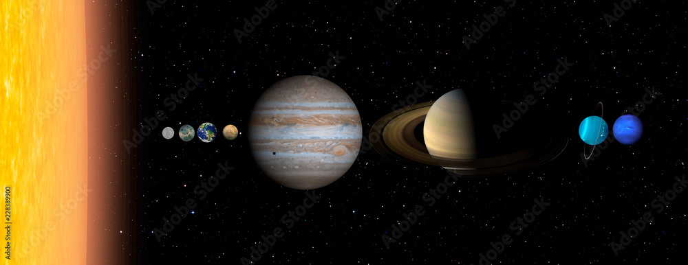 Poster solar system 