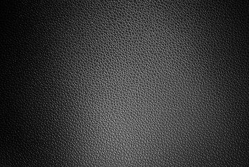 Leather texture closeup for background. Black and white.