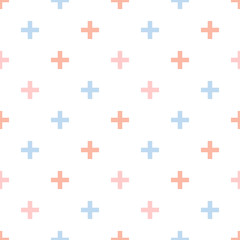 Simple cute seamless pattern. Ideal print for children's clothing, wallpaper, wrapping paper and other surfaces.RGB