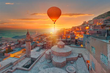 Deurstickers Midden-Oosten Mardin oude stad met heldere blauwe lucht - Mardin, Turkije
