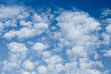 blue sky with cloud closeup