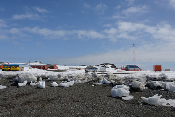 Bellingshausen Russian Antarctic research station on King George island