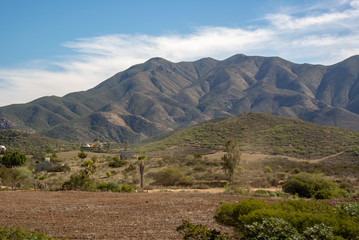 Montaña en el campo