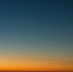 Concept of summer holidays, abstract blur sunset gradient sky background
