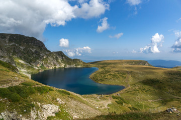 Summer view of The Kidney Lake, Rila Mountain, The Seven Rila Lakes, Bulgaria