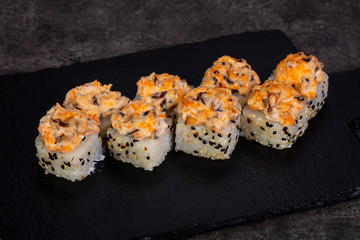 Japanese spicy sushi
