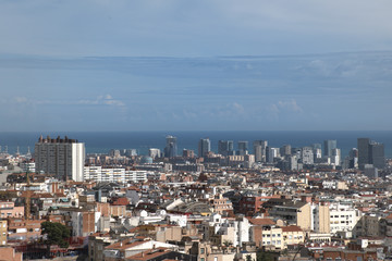 Obraz premium Vista de la ciudad de Barcelona