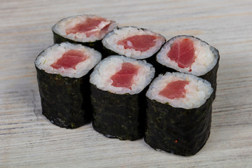 Japanese roll with tuna