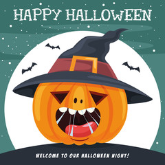Vector Illustration Of Halloween