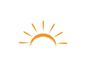 sun ilustration logo vector