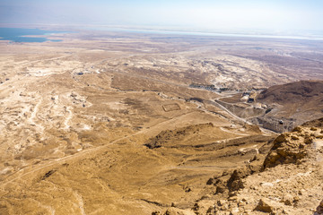 Fototapeta na wymiar mountain view of the Judean desert