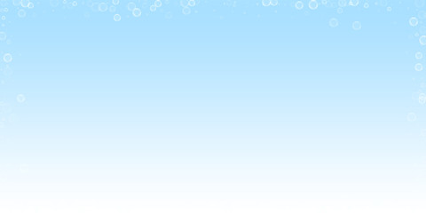 Soap bubbles abstract background. Blowing bubbles 