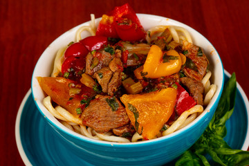 Usbek cuisine - lagman