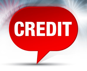Credit Red Bubble Background