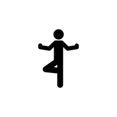 balance,yoga icon. Element of yoga icons. Premium quality graphic design icon. Signs and symbols collection icon for websites, web design, mobile app