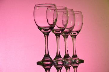 two glasses of wine