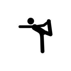 pose, man icon. Element of yoga icons. Premium quality graphic design icon. Signs and symbols collection icon for websites, web design, mobile app