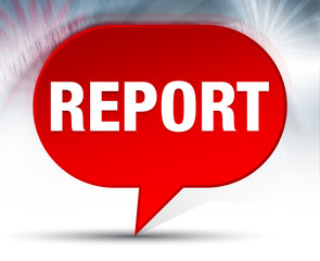 Report Red Bubble Background