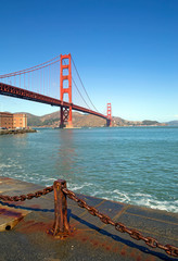 Golden Gate bridge in San Francisco, California