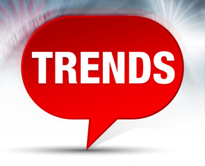 Trends Red Bubble Background