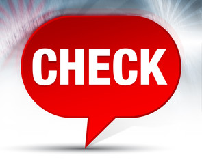 Check Red Bubble Background