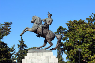 Samsun - Turkey. 19 May 2017. May 19 Ataturk's sculpture in Samsun. 19 May youth and sports holiday.