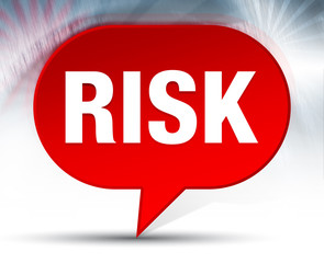 Risk Red Bubble Background