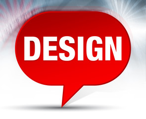 Design Red Bubble Background