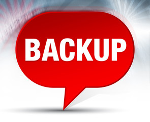 Backup Red Bubble Background