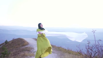 portrait of a stylish Muslim woman in hijab