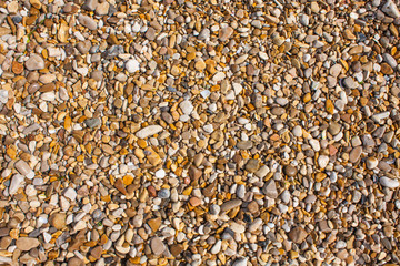Rocks and Stone beach pattern closeup, Summer seacoast background