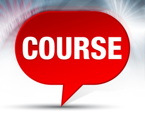 Course Red Bubble Background