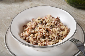 Quinoa and rice blend